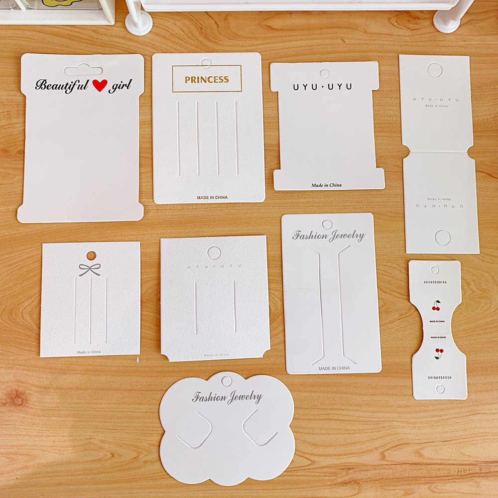 Food Jewelry Packaging Card Hairpin Hair Band Headband Transparent Packaging Bag Opp Bag Sealing Bag Packaging Material