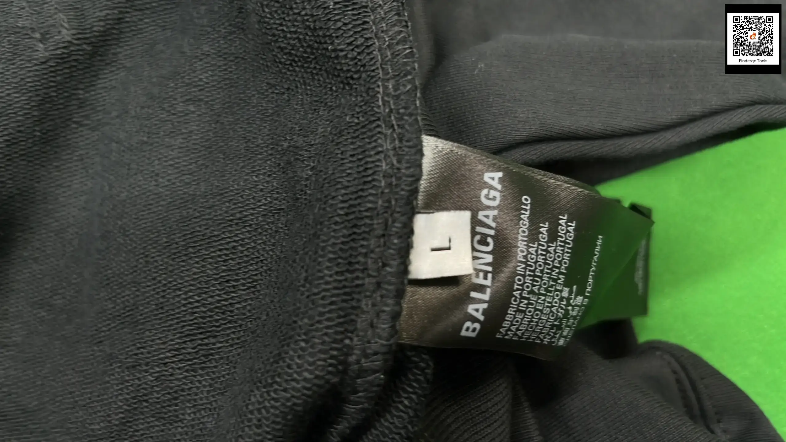 Balenciaga Logo Embroidered Zipper Hooded Sweatshirt