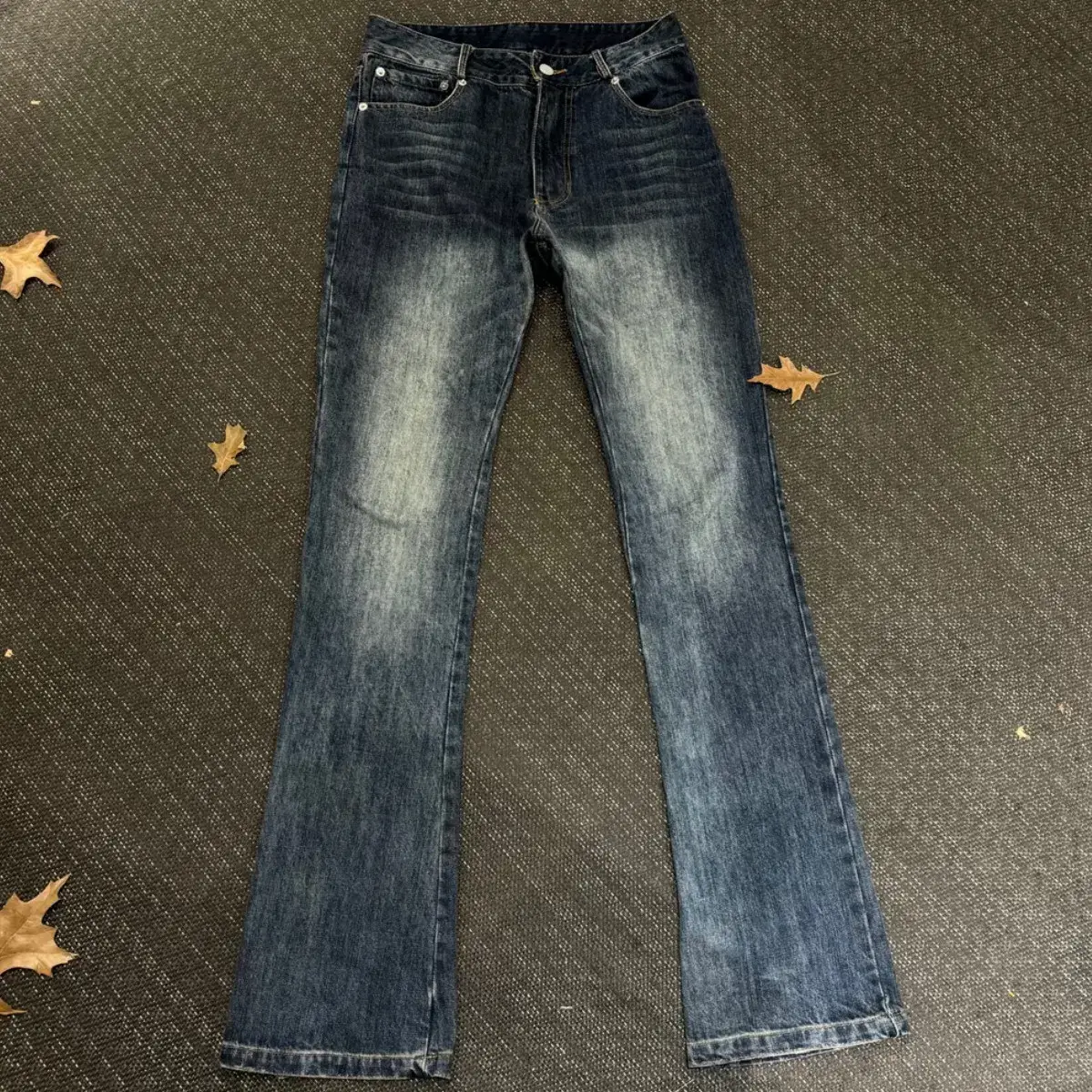 [Heisenberg] American-Style Bamboo Cotton Jeans with the Correct Fit, Make Legs Look Longer and Slimmer, Clean Fit, Unisex
