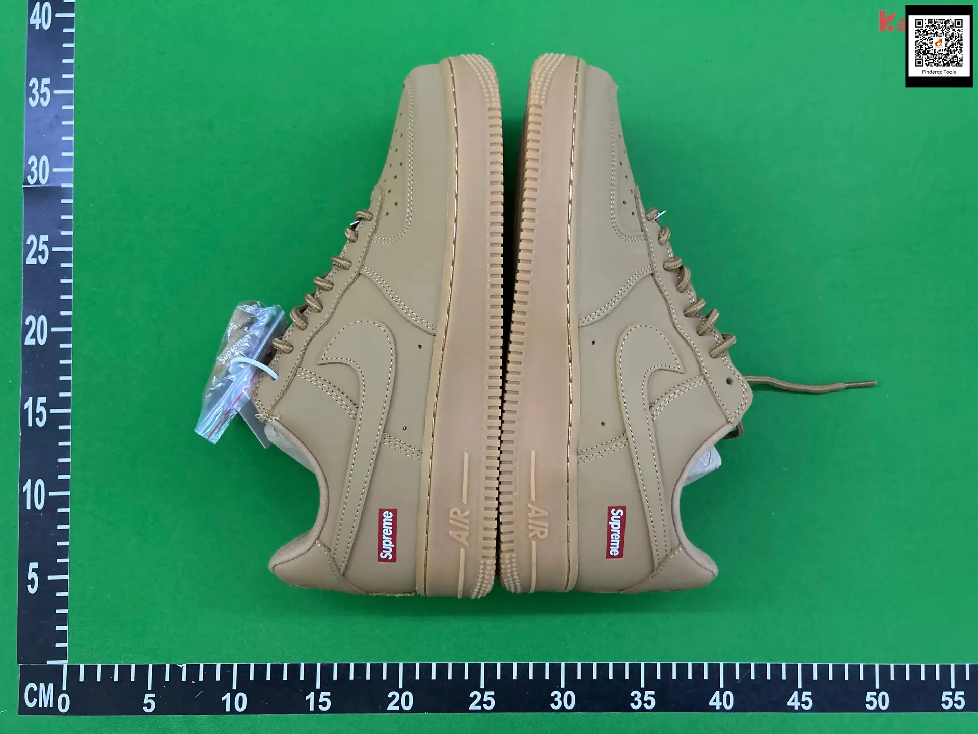 Supreme x Nike Air Force 1 Low Wheat