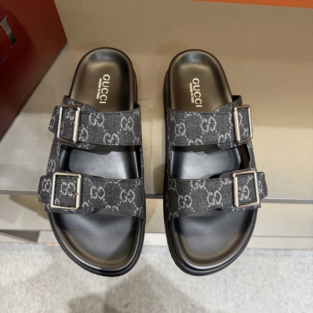 Gucci GG monogram sandals