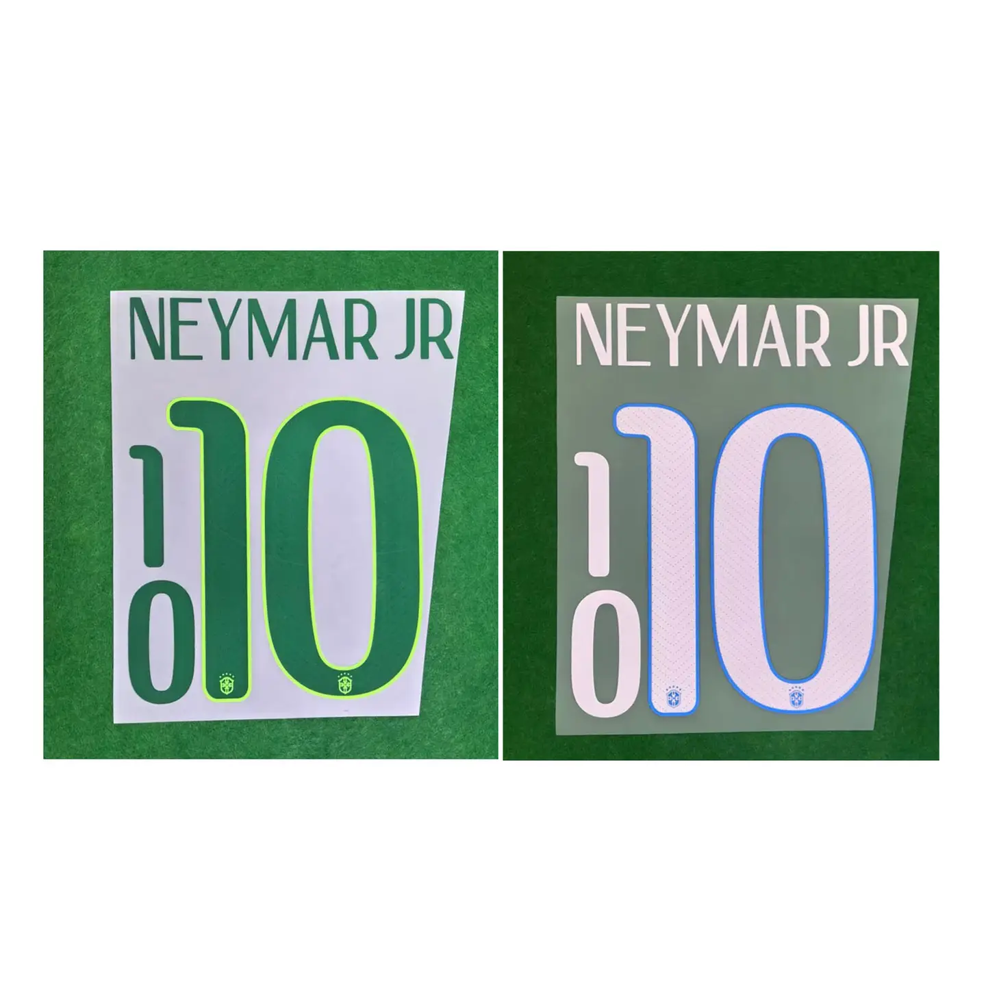 2014 Brazil Home and Away No. 10 Neymar Printed Number Heat Transfer Printing Number