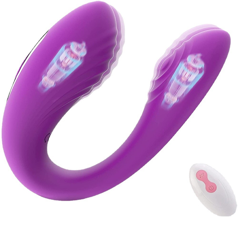 Yuna 3 Vibrator 5 Frequency Vibration Wireless Remote Control U-Shaped Instant Tide Female Masturbation Device Adult Products Wholesale Delivery