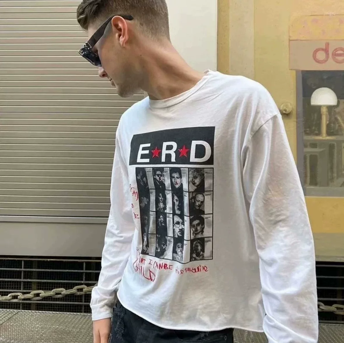 Spot non ERD melancholic rich second-generation style nosebleed portrait long sleeved erd early elements 260g