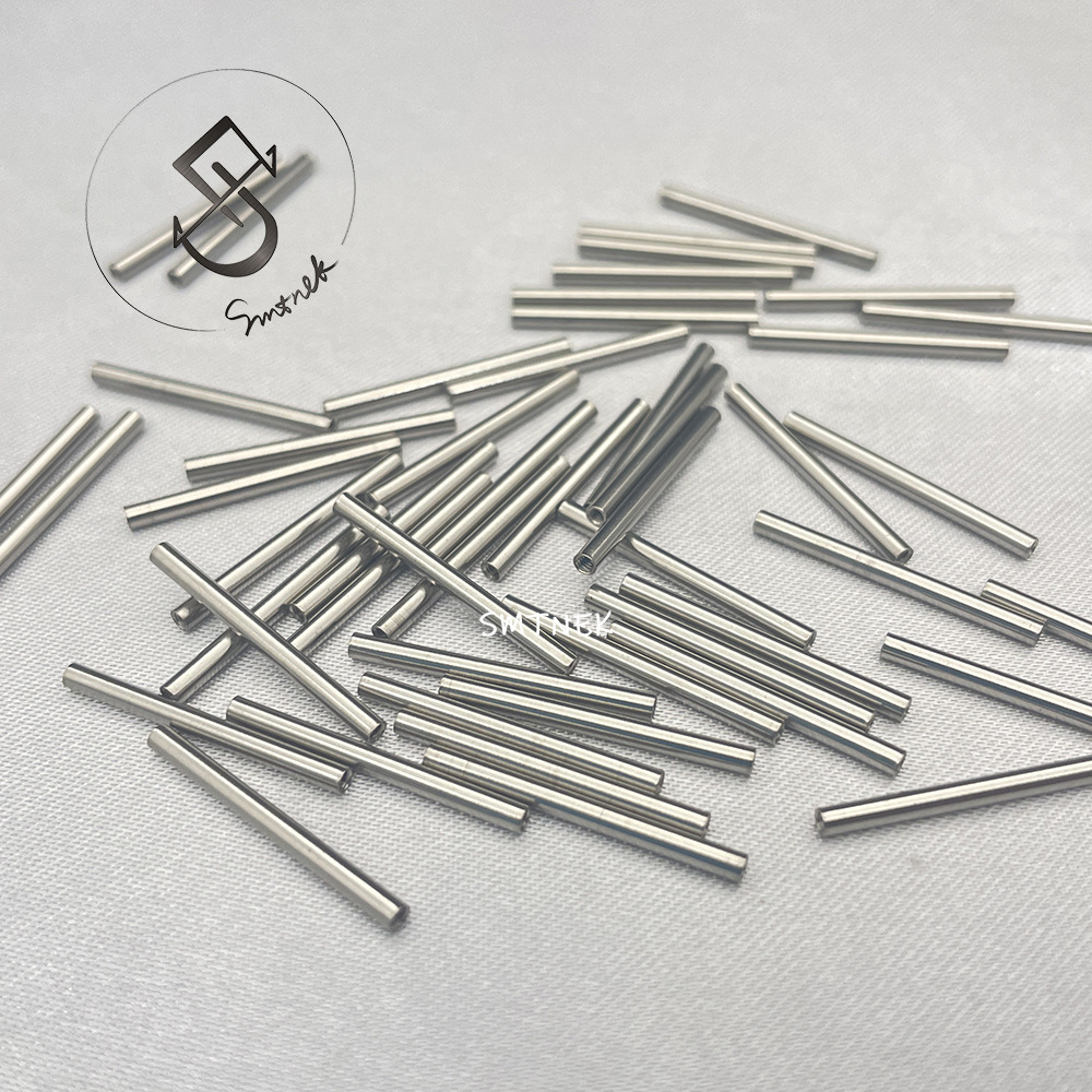 SMTNEK ASTM F-136 implant grade titanium alloy double head inner tooth straight rod nail tongue nail earring accessory Rod