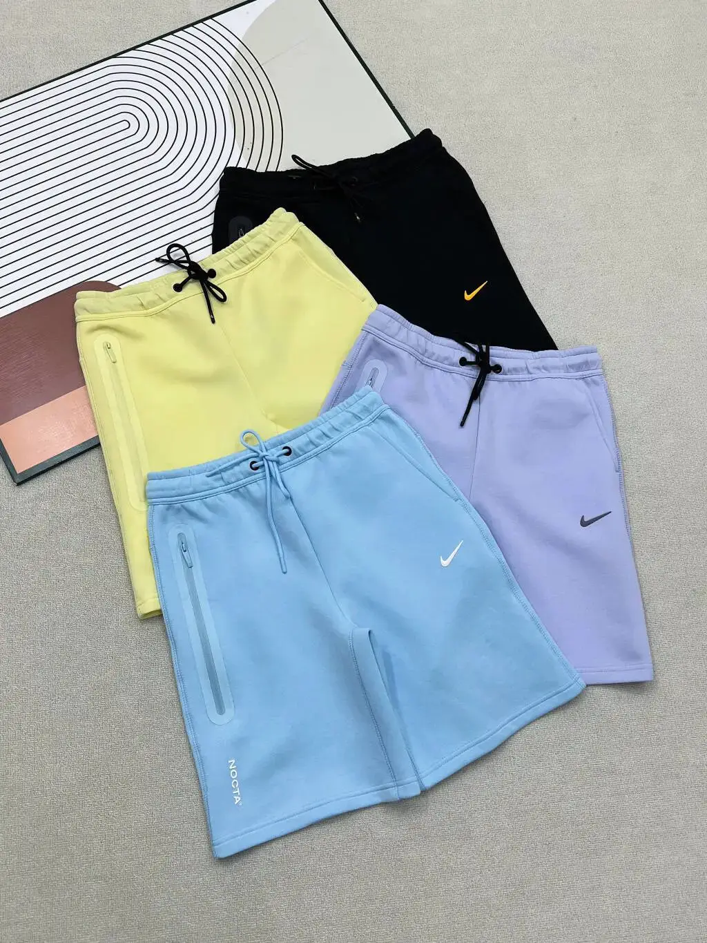 NOCTA x Nike Shorts Black and Light Purple