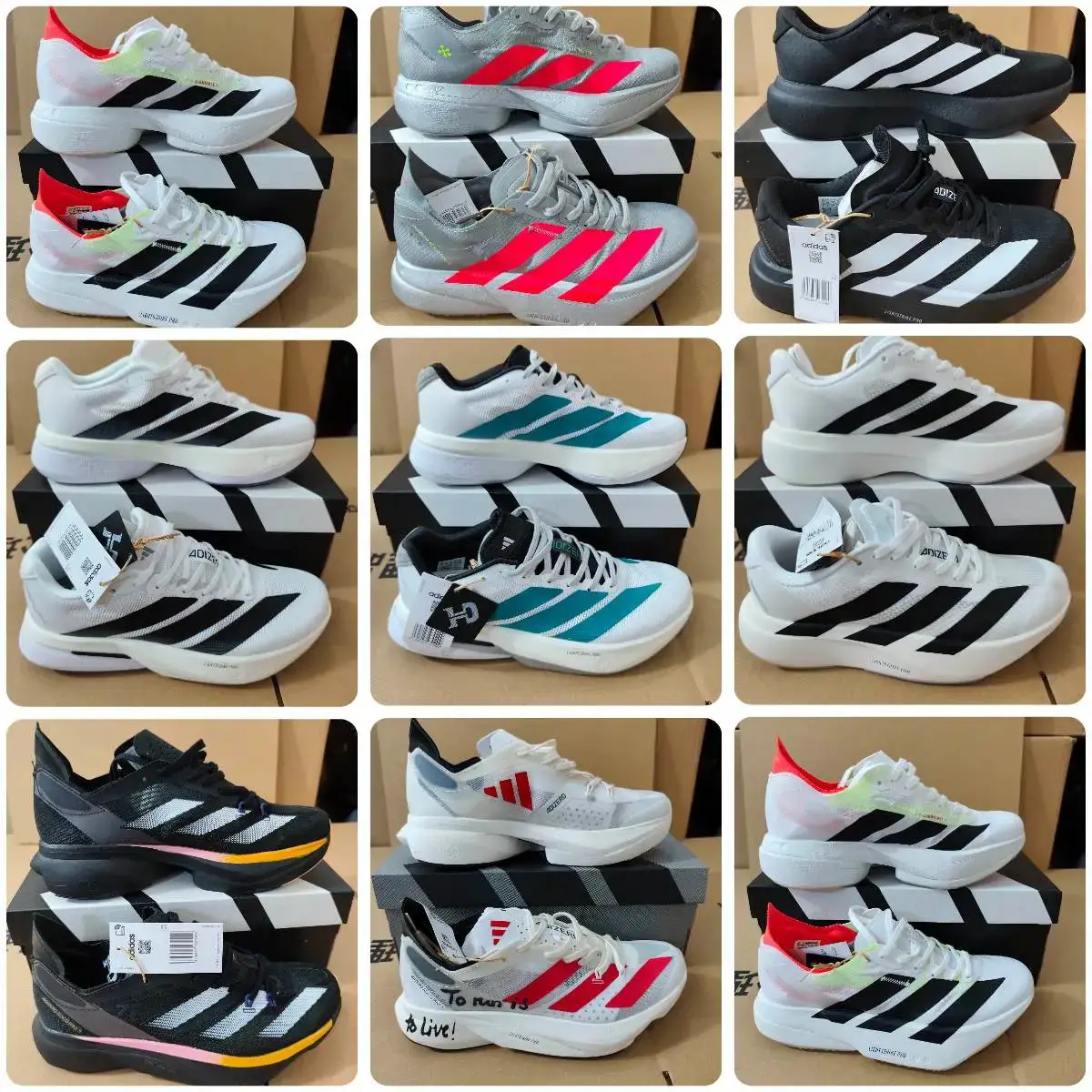 YW Batch/Adizero Adios PRO 4 M 轻便跑步布
