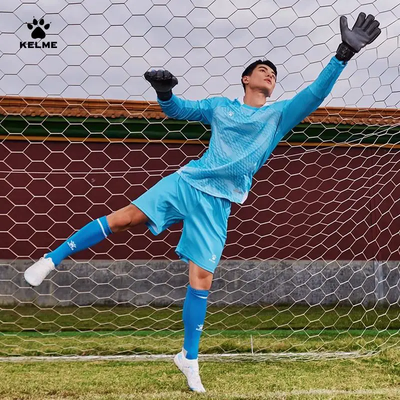 Kalmei Football Goalkeeper Uniform New arrival Breathable Sponge Anti-Collision Goalkeeper Gantry Uniform Suit 8561Zb11076