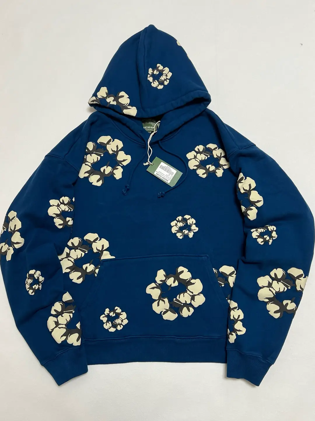 Denimtears Co-Branded New arrival Cpfm Kapok Foam Print Hooded Sweatshirt Retro Trendy Loose Hoodie