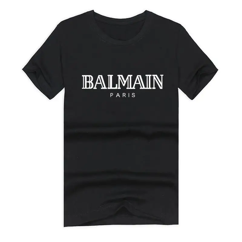 New summer fashion brand printed men's and women's casual cotton short sleeved T-shirt men's round n