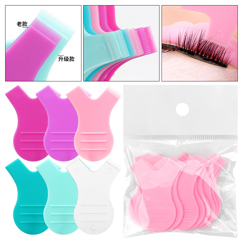 Wholesale Grafted Eyelashes Y-Shaped Brushes 10 Pcs/Pack Eyelash Perm Eyelash Tools Eyebrow Brush Upgraded Y-Shaped Small Comb