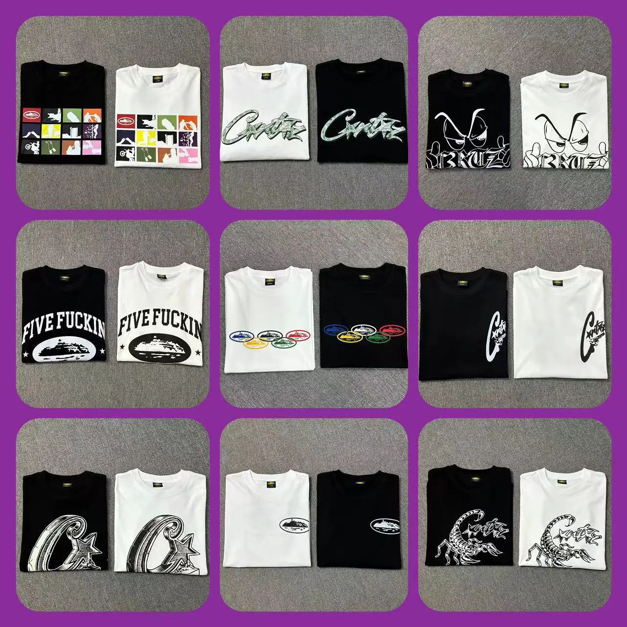 240g Series T-Shirt Short-Sleeve Letter Logo Print Casual Unisex Double Yarn Fashion Short-Sleeve Trendy Export