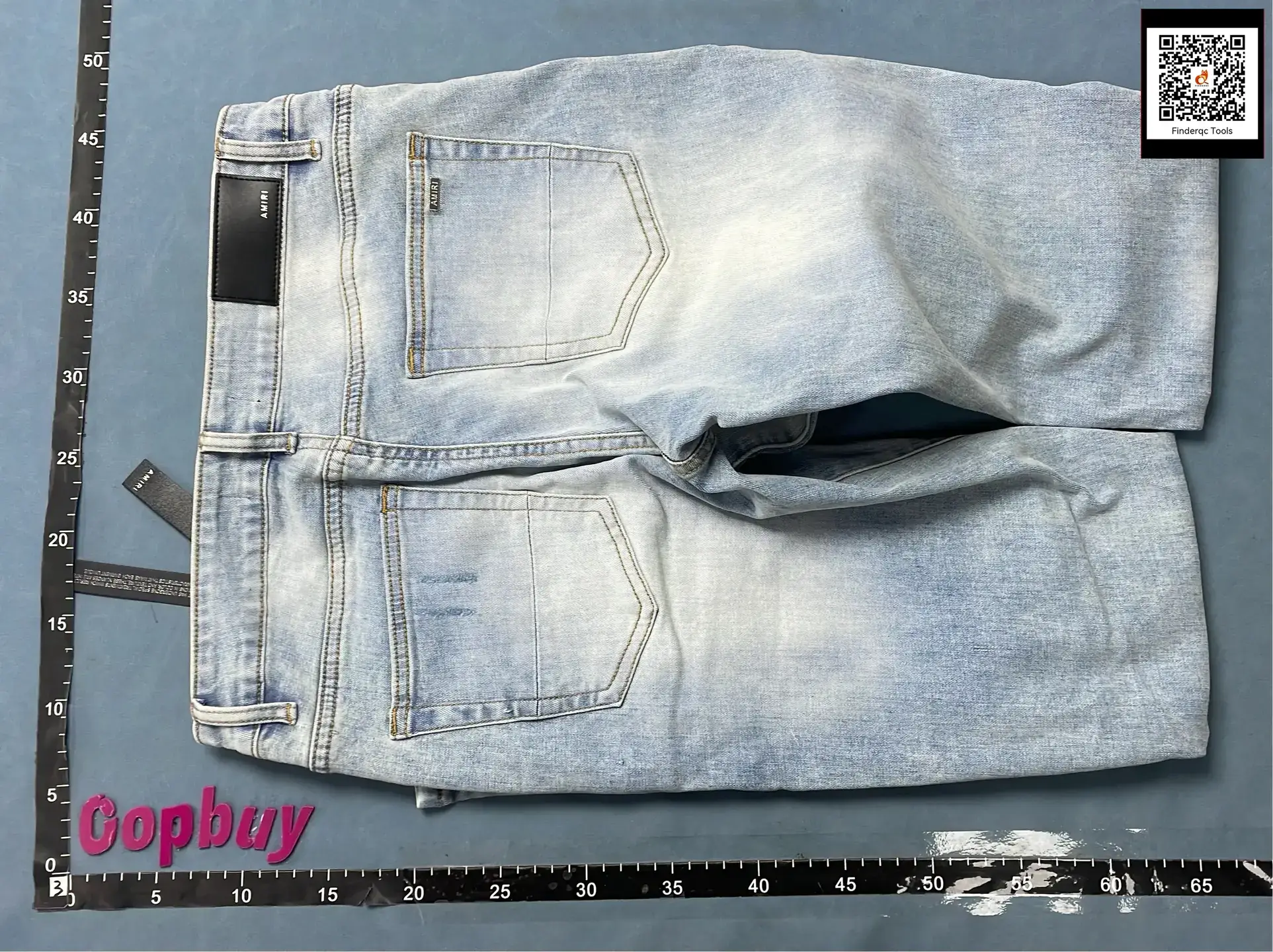 AMIRI Light Wash Skinny Jeans