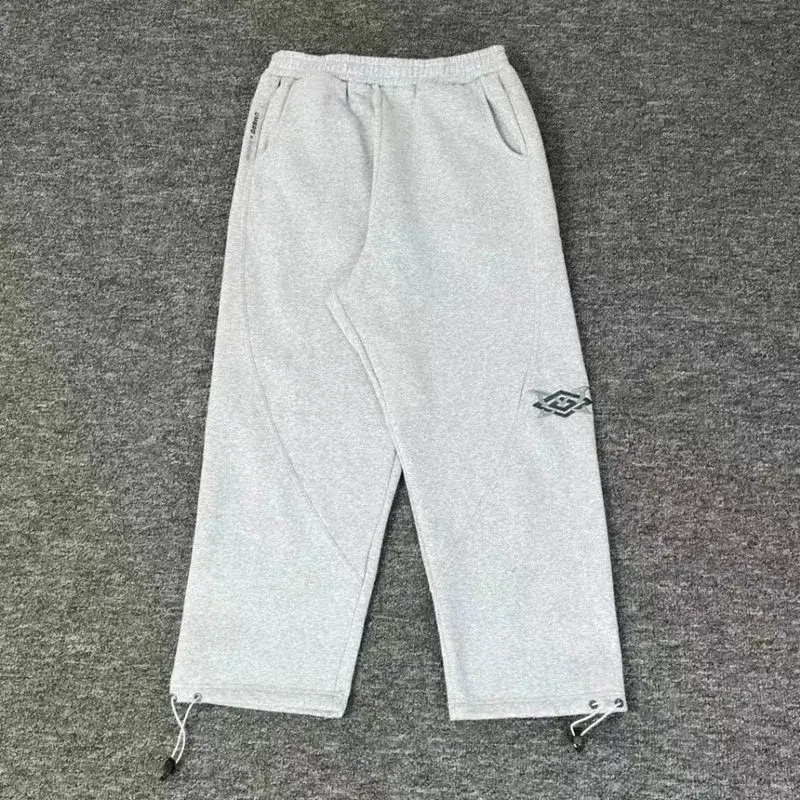 撞色连帽卫衣男妇运动休闲长裤套装1/16