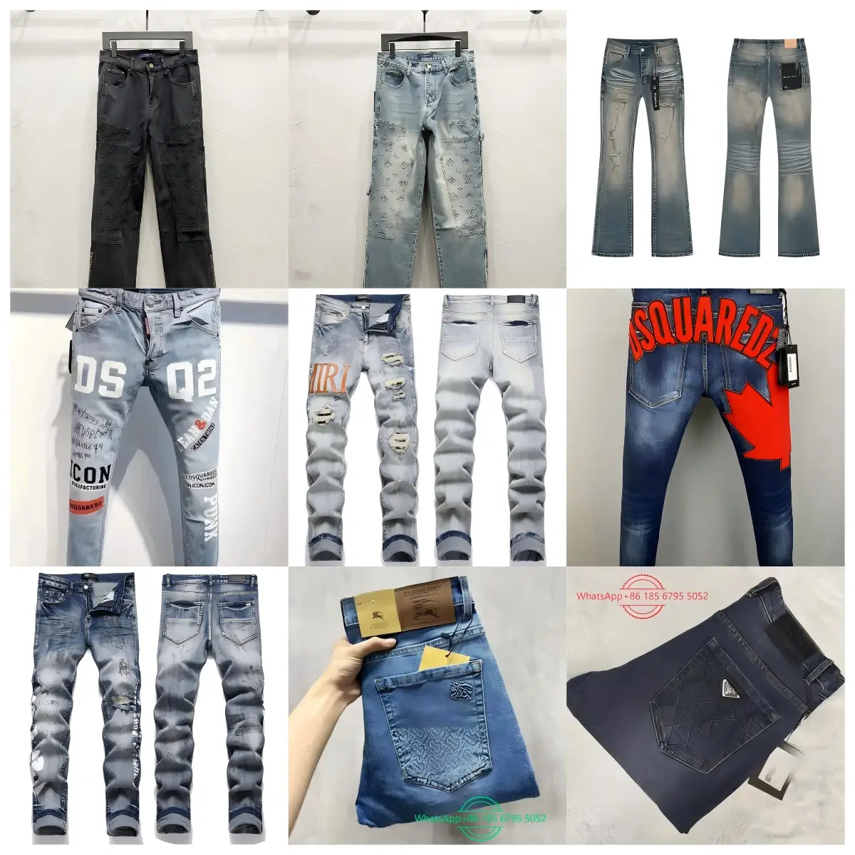 HJ02-爆款牛仔裤合集-WhatsApp+86 185 6795 5052