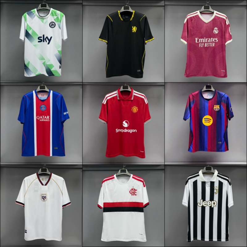 2627 New Club Football Jerseys Arsenal Bayern Benfica Manchester United Ajax Short-Sleeved Football Jerseys Dropshipping photo QC de 1688 sur Qualit.ly