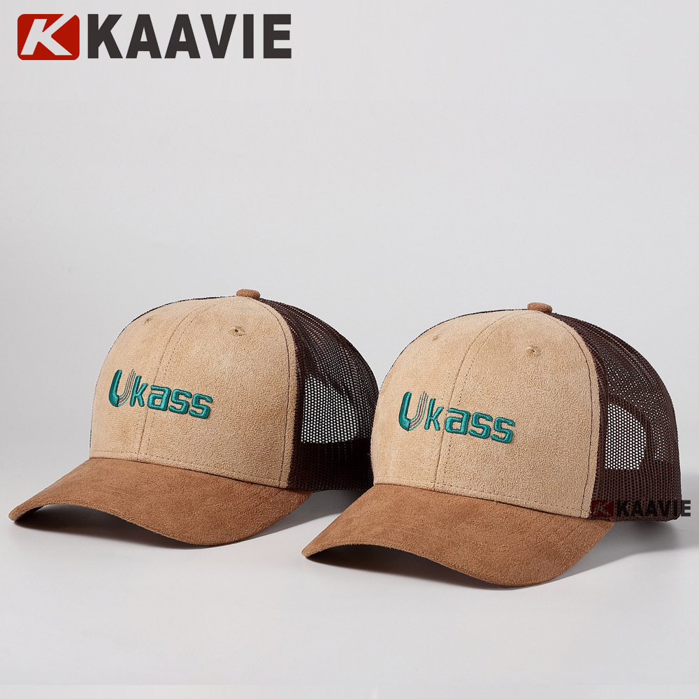 New Export Summer Truck Driver Baseball Cap Trucker Hat Large Head Circumference Breathable Truck Mesh Cap Customization