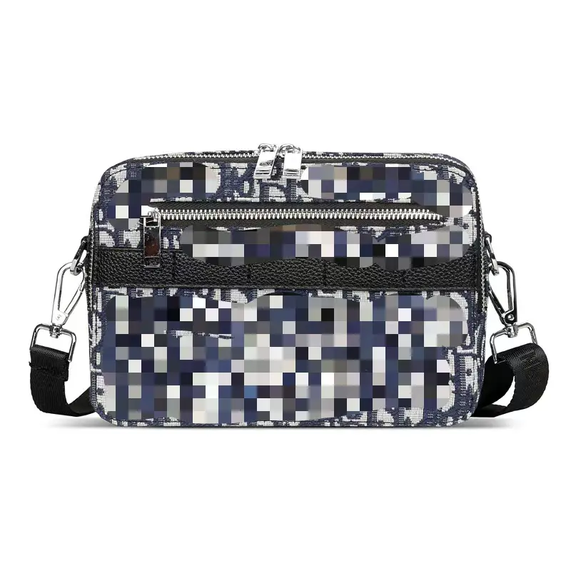 D2327 four-color jacquard camera bag messenger bag