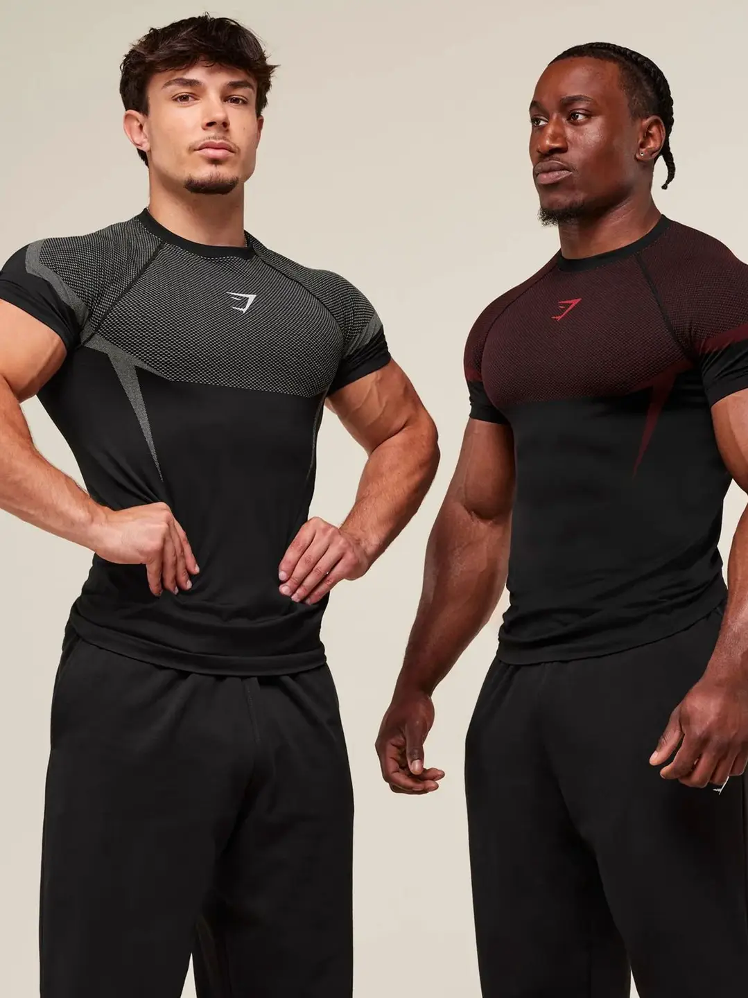 Men's Athletic Short-Sleeve T-Shirt, Quick-Drying, Breathable, American-Style Trendy Brand, Muscle-Building, Iron-Lifting, Cuffed Sleeves, Crew Neck, Raglan Sleeves