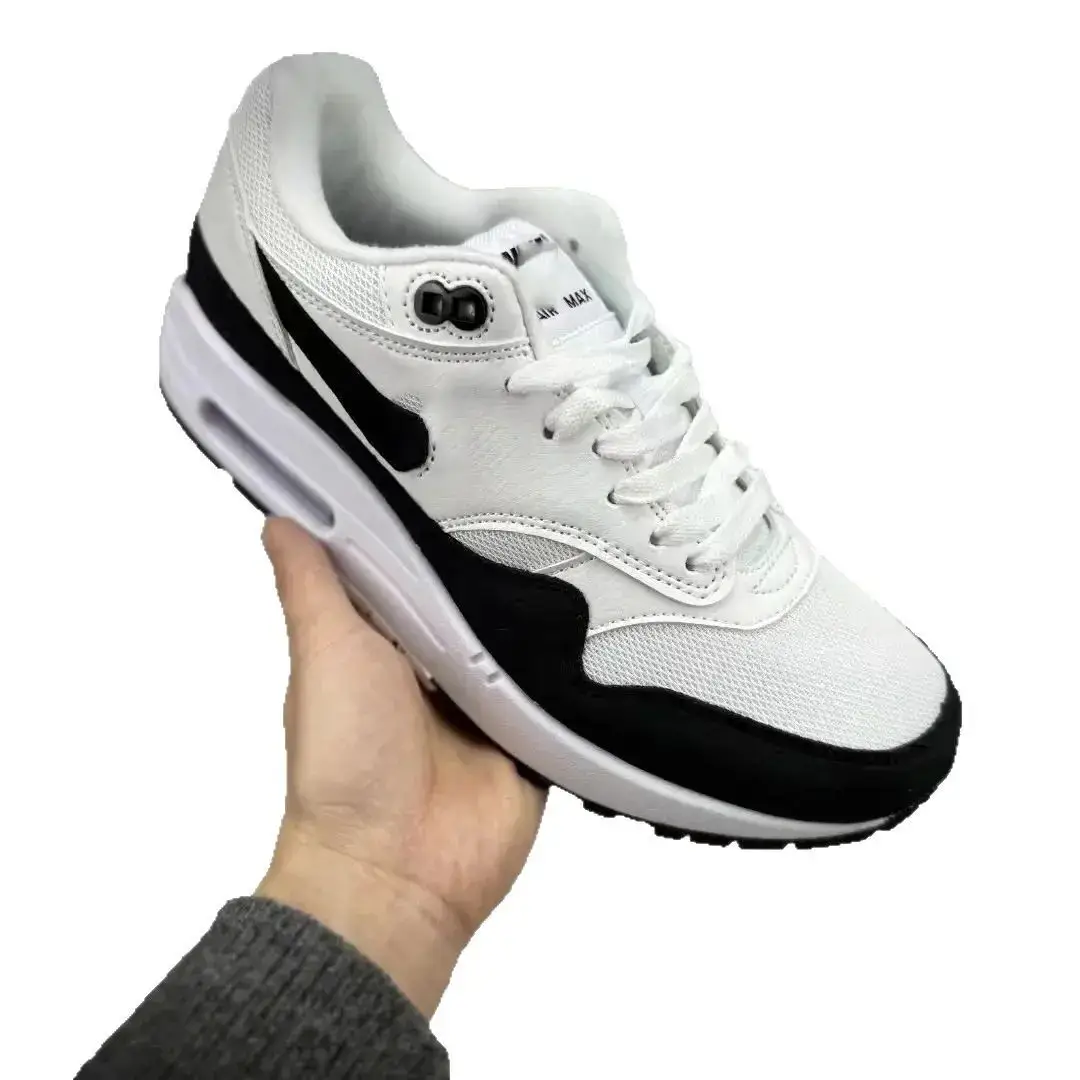 Nike Air Max 1 White Black Sneakers
