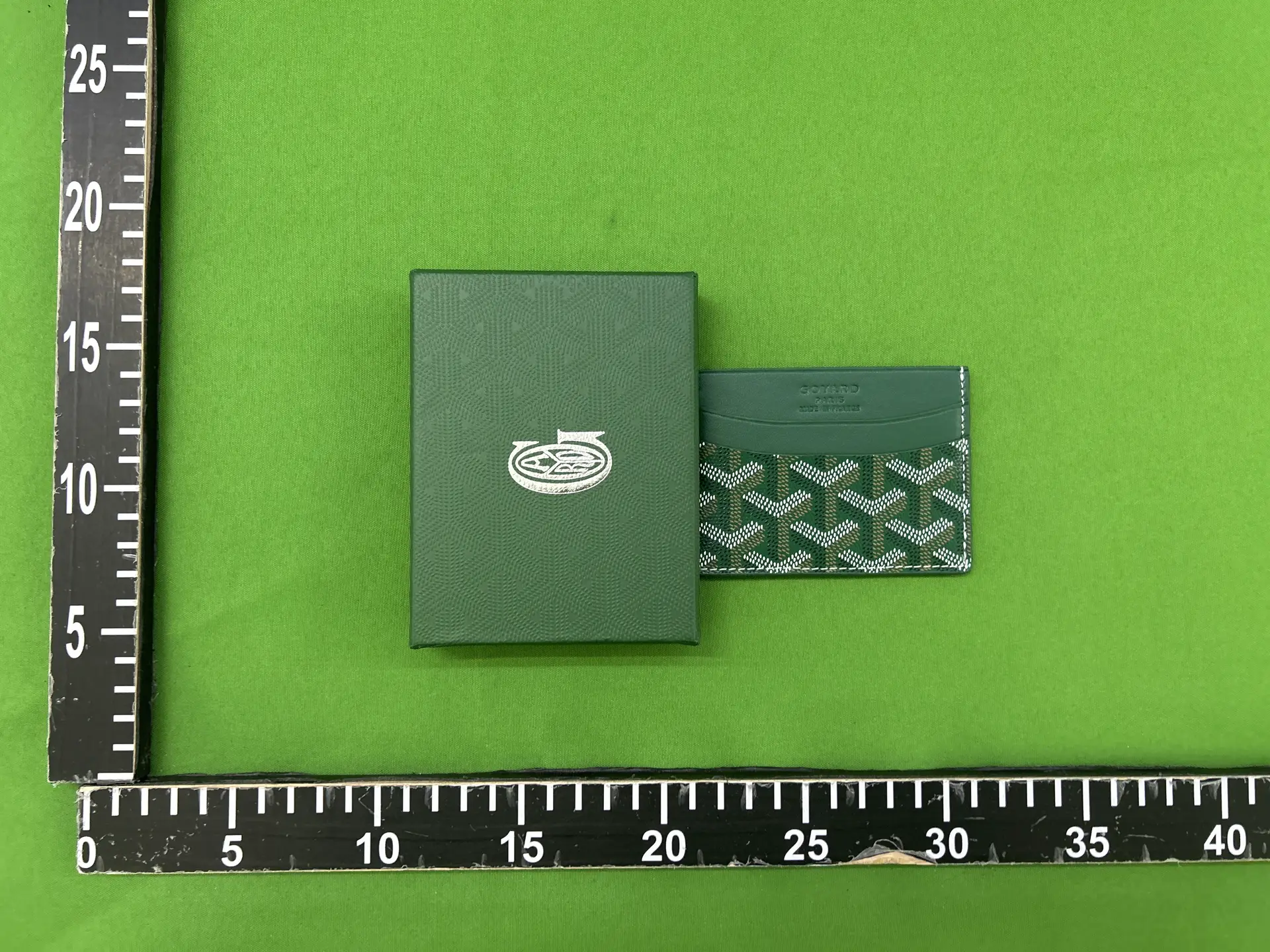Goyard Card Holder Green