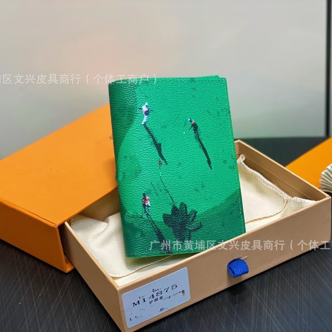 Cross-Border Wallet 2025 New Animal and Plant Travel Passport Holder Wallet Passport Cover Men's Document Bag Card Holder Lujia QC 写真 1688 Qualit.ly