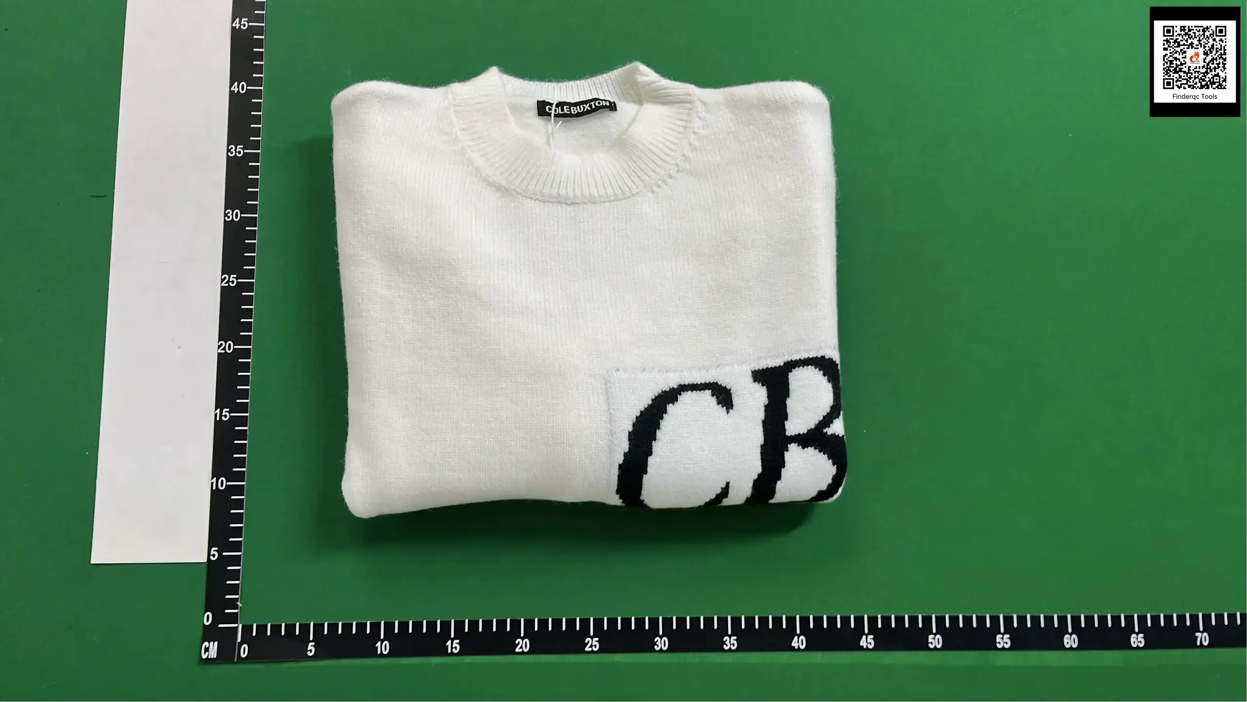 Autumn and Winter New Cb Niche Normcore Letter Logo Jacquard Loose Round Neck Sweater High Street Trendy Brand Top