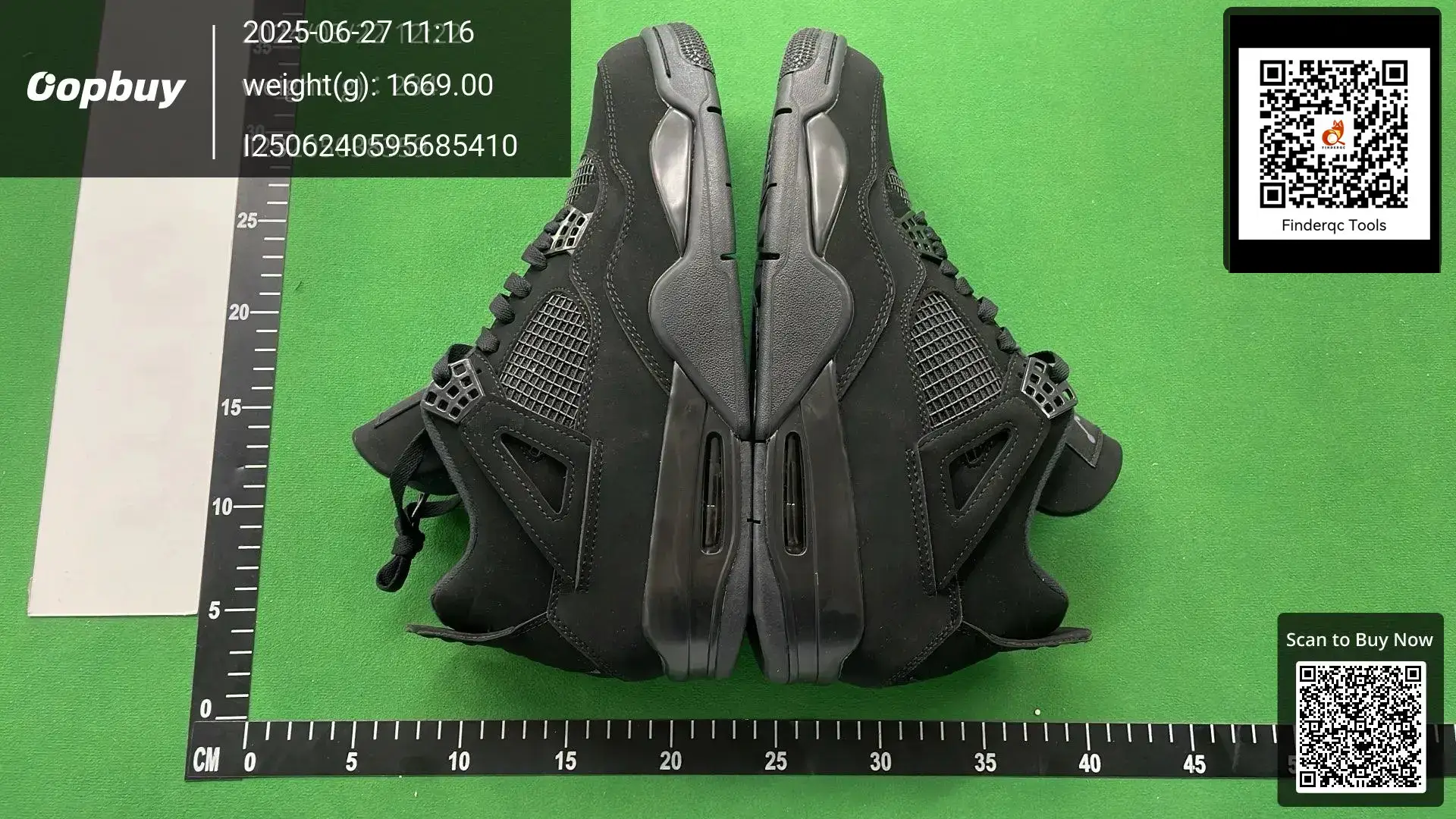 AJ4 Black Cat Men's Basketball Shoes