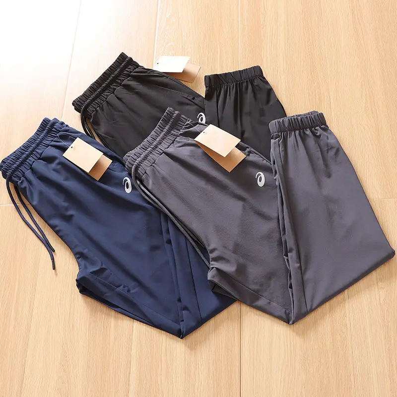 Independent Brand, Cost-Effective Men's Lightweight, Quick-Drying Sports Casual Pants with 3m Reflective Elastic Waistband, Outdoor Stretch Trousers