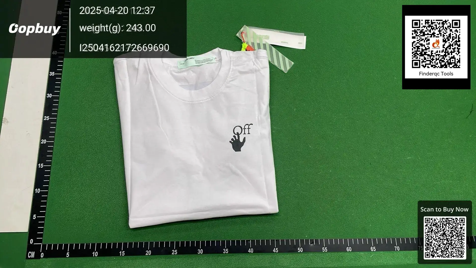 Off-White White Graphic T-Shirt