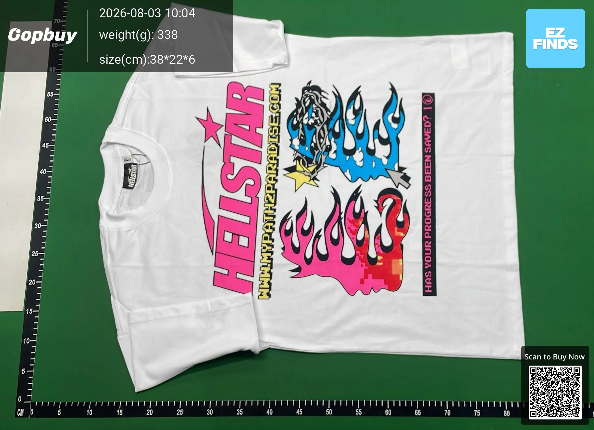 HELLSTAR PATH TO PARADISE T-Shirt — QC-foto 2