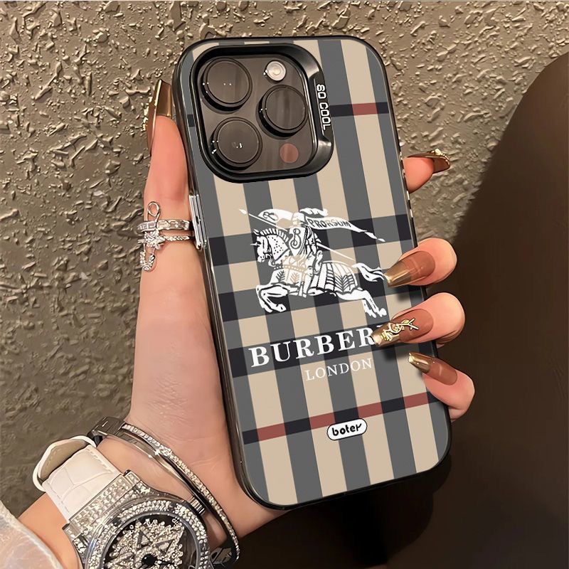Classic Plaid Horse Iphone16Pro Mobile Phone Case 15/14/13 Laser 12 Apple 11Xsmax/Plus