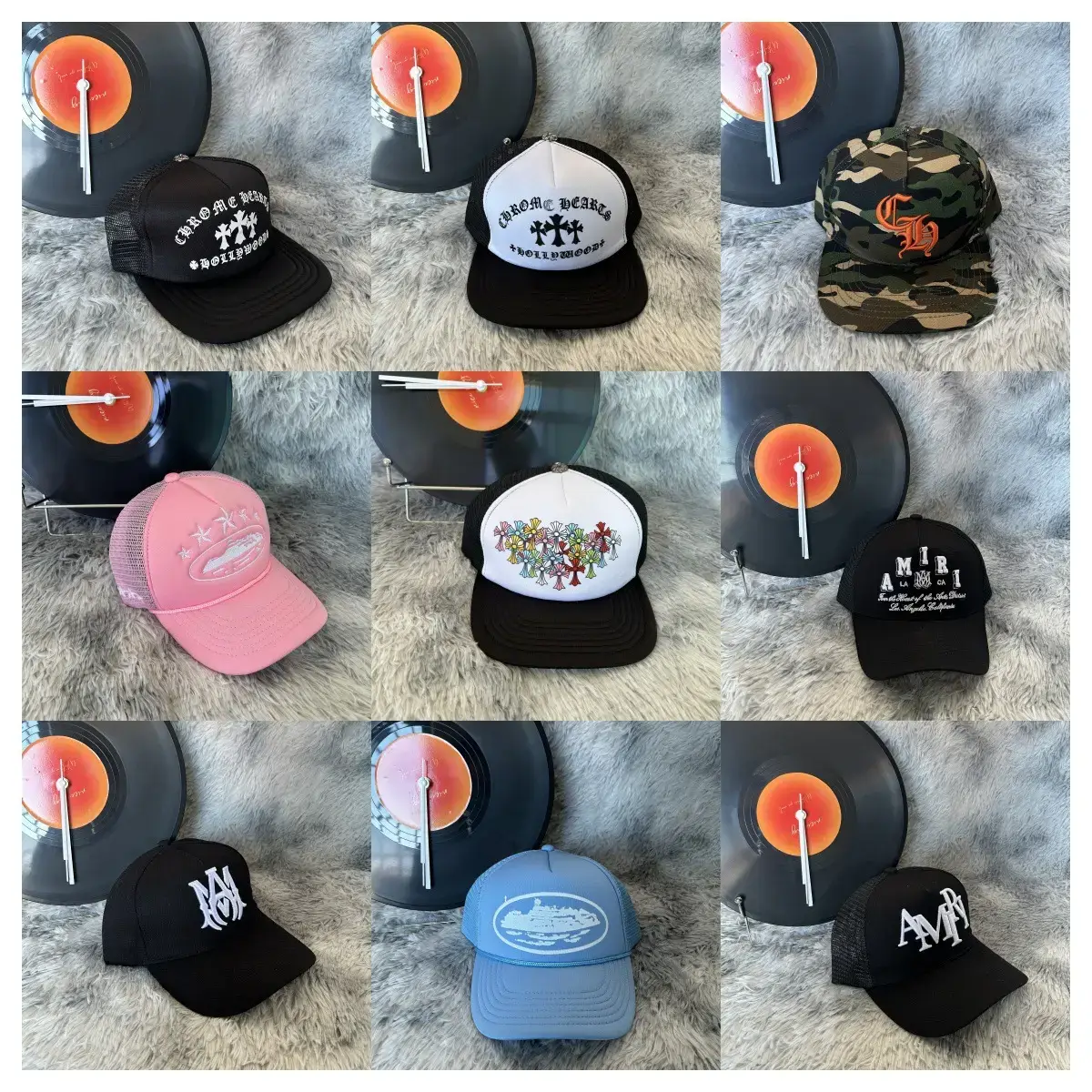 Cross-border Chrome Hearts Croats Embroidered Printed Baseball Cap Casual All-match Unisex Baseball Cap