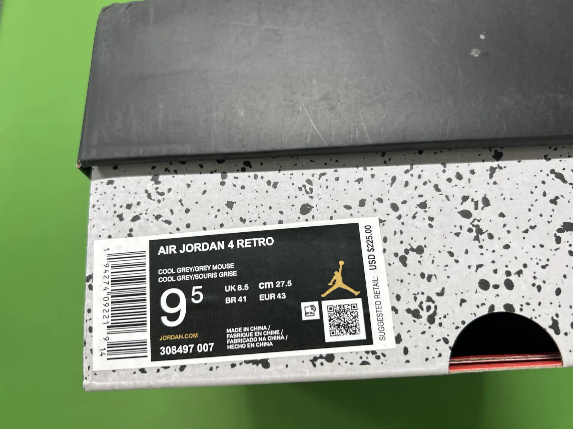 Air Jordan 4 Retro Cool Grey/Grey Mouse