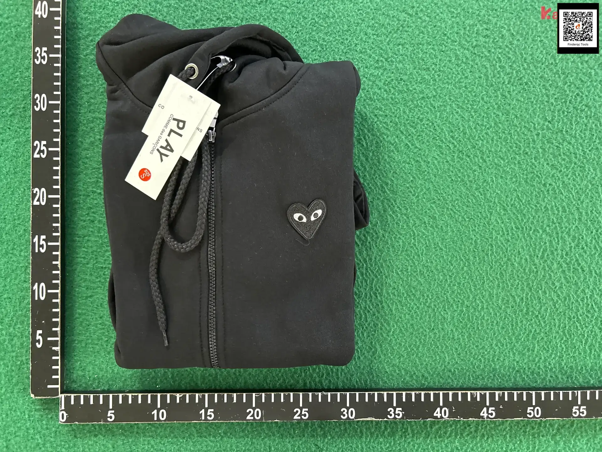 Comme des Garçons PLAY Black Heart Zip Hoodie