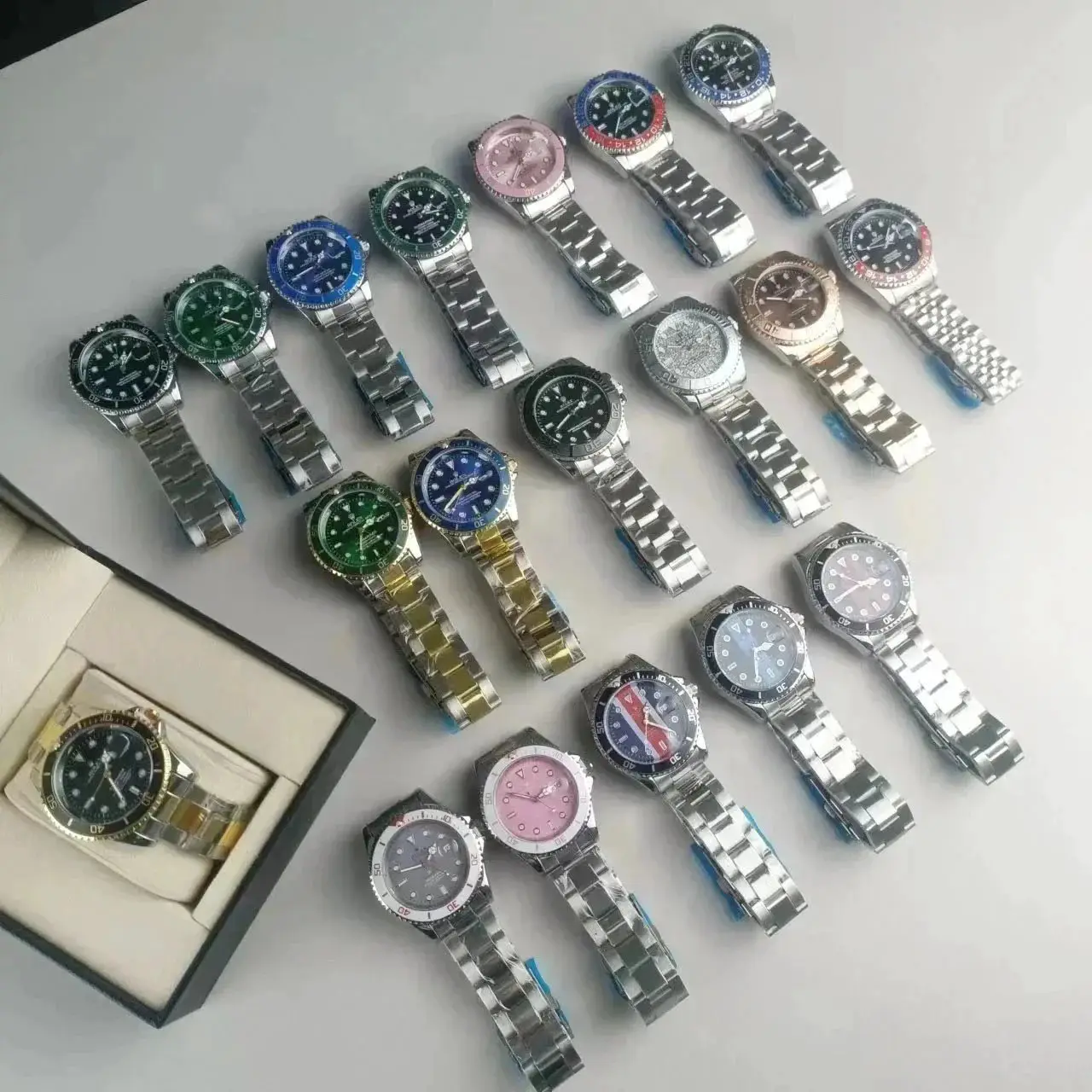 Mechanical watch steel strap fashion watch 01-HO02
