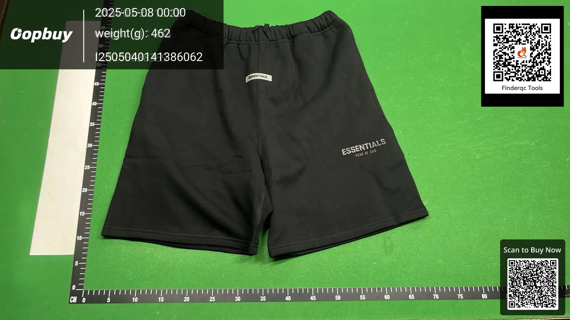 Essentials Fear of God Black Shorts