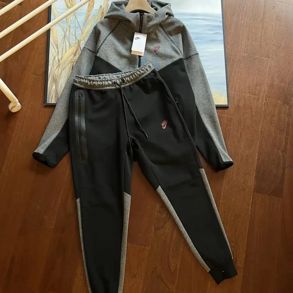Embossed rubber leisure suit S-3XL