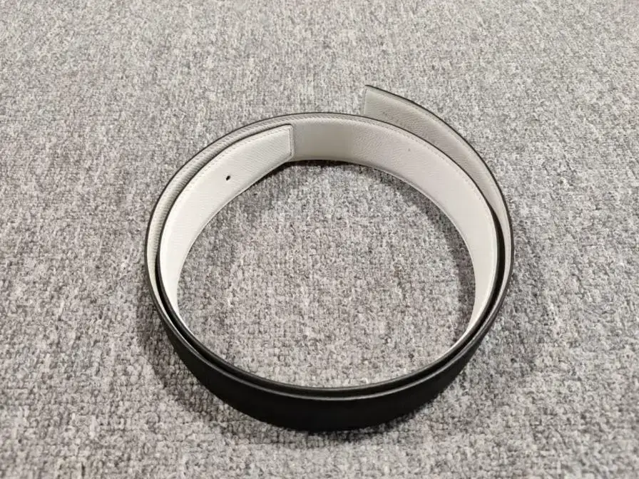Hermes Belt Black White