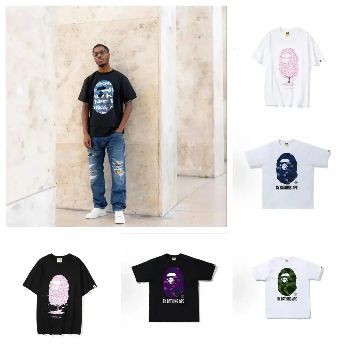 A Bathing Ape T-Shirts Collection