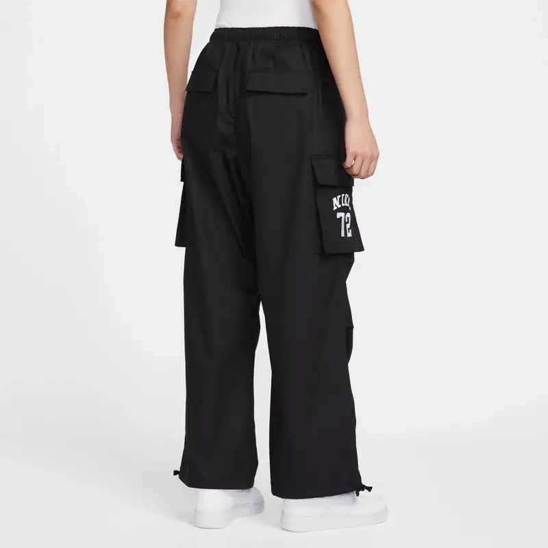 Nike Nike Women's Pants 25 Summer New arrival Large Flap Pocket pants Cargo Pants Embroider Loose Sports Woven pants If0392