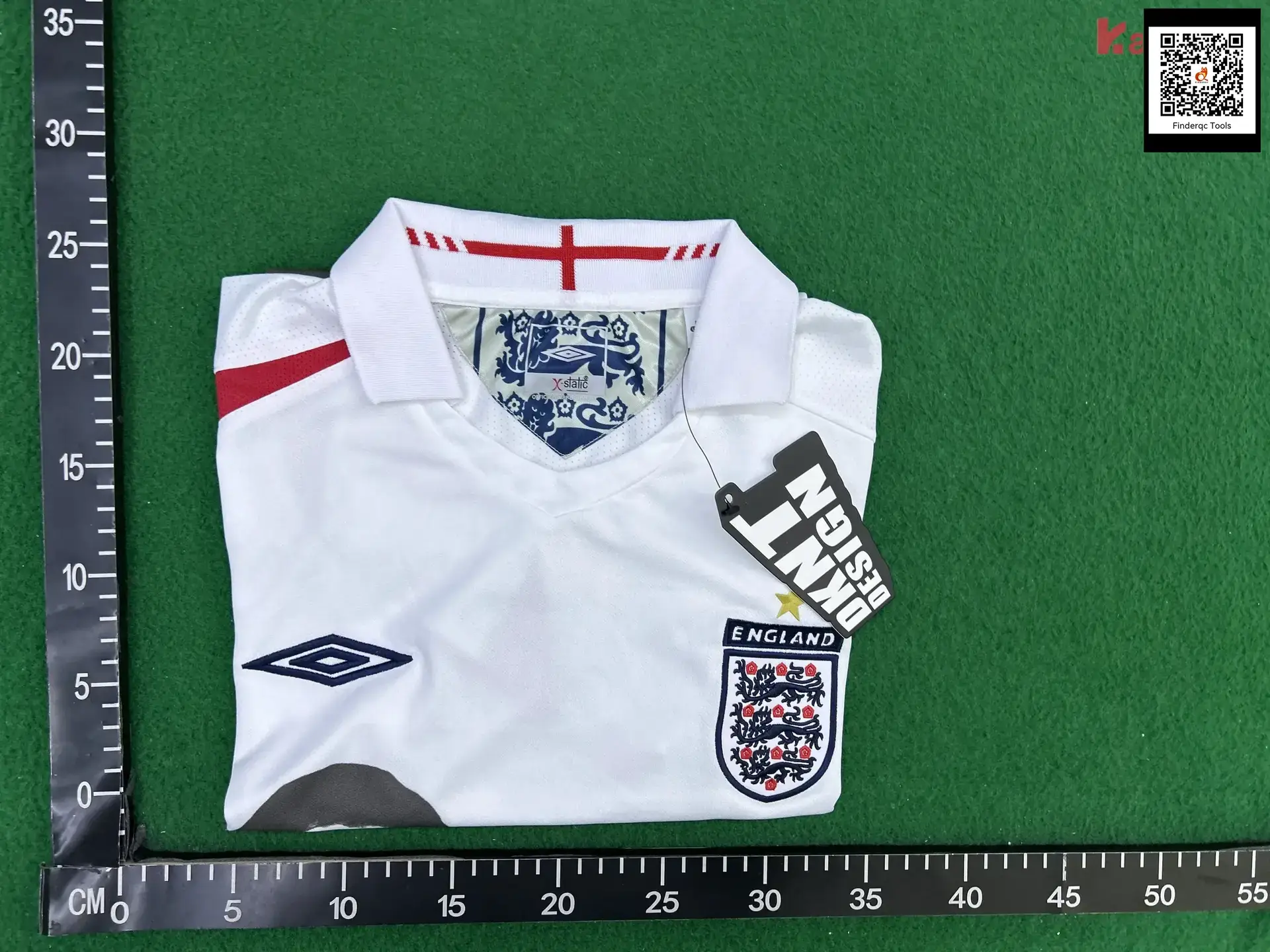 Scarface England Jersey Remake Portrait Printed T-Shirt Algino Football Uniform Sports Trendy