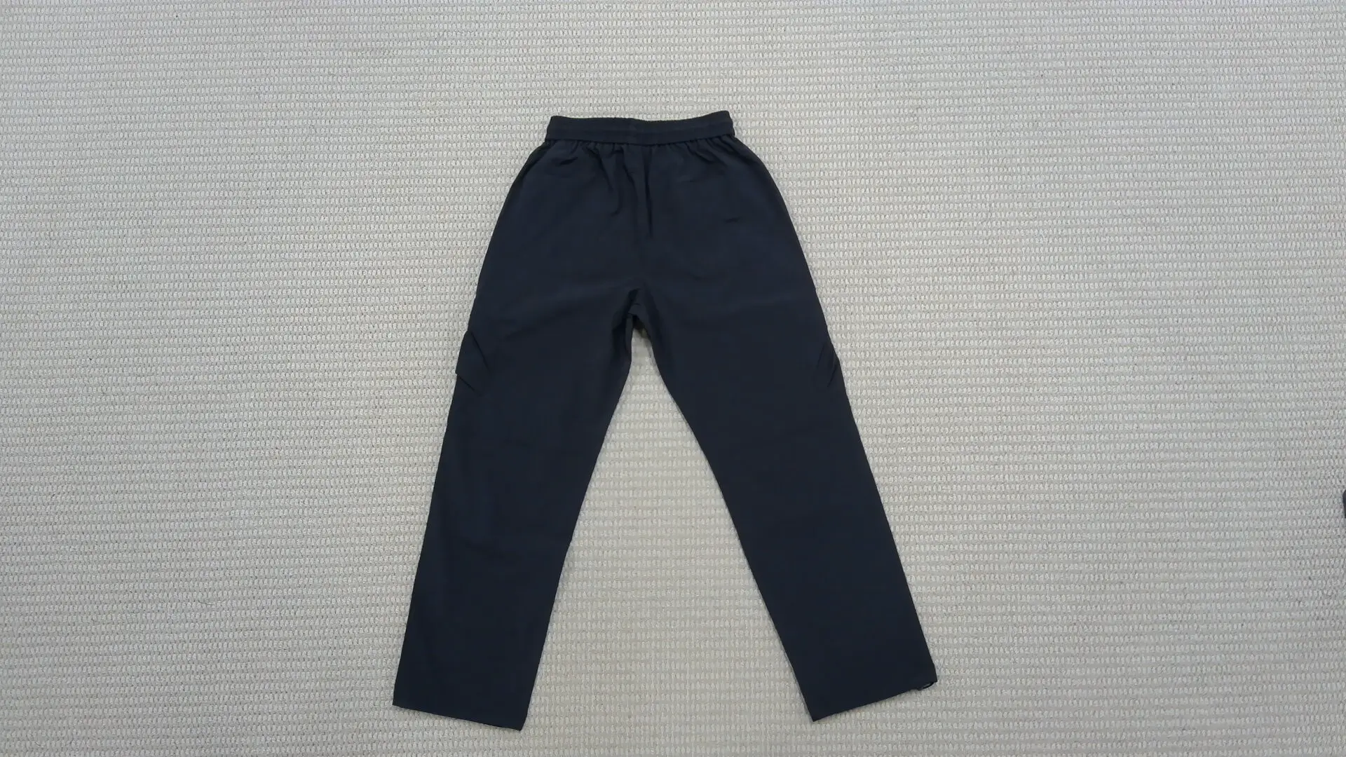 Mountain style outdoor spring and summer thin trendy brand loose drawstring multi pocket ice silk quick drying straight leg casual work pants for men