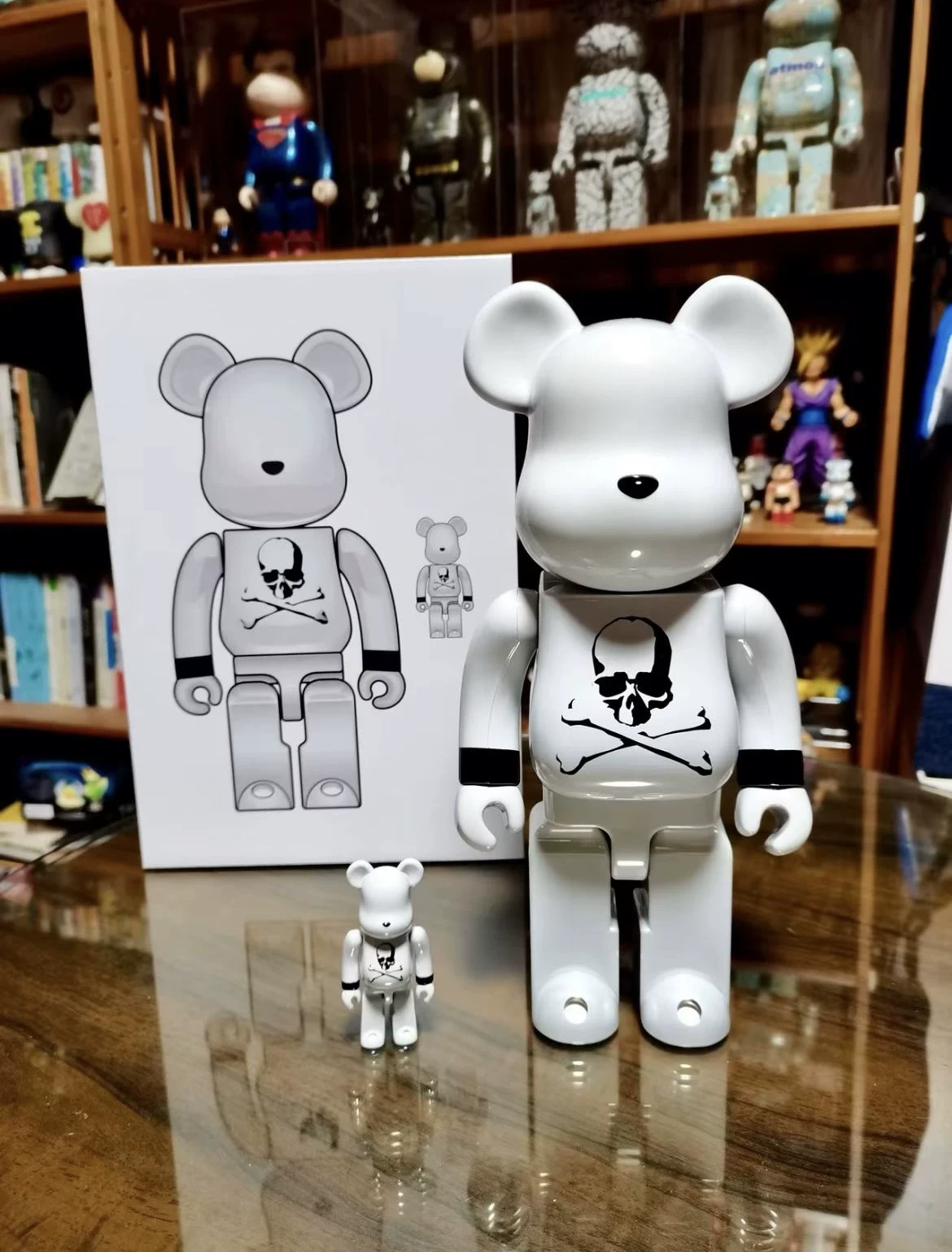 Frosted Bearbrick 400% Building Block Bear Violent Bear Artist Collaboration Home Decoration Figurine