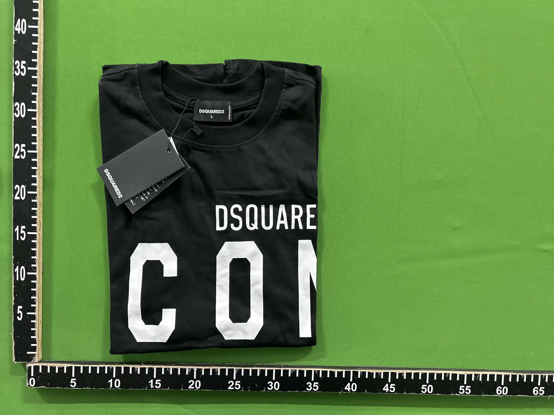 Wide Loose DT048 Trendy D2 Short-sleeved T-shirt Small Letter Printed Round Neck Fashionable Men's Short-sleeved Top Cross-border Half-sleeved