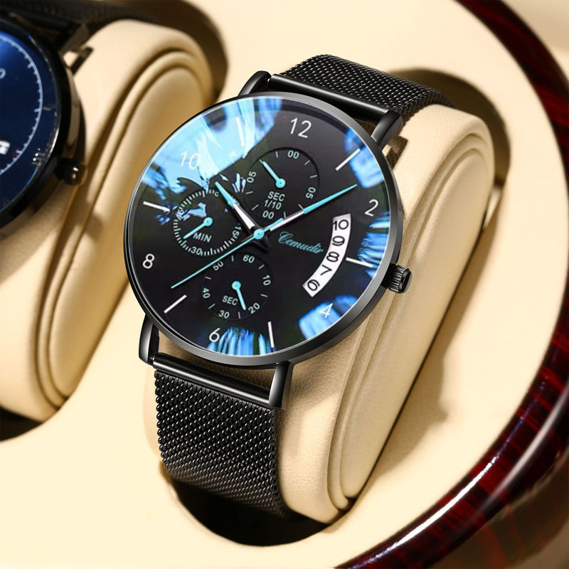 Multifunctional men's watches men's explosions 2021 New genuine fashion watches source manufacturers Shi Ying a generation of hair