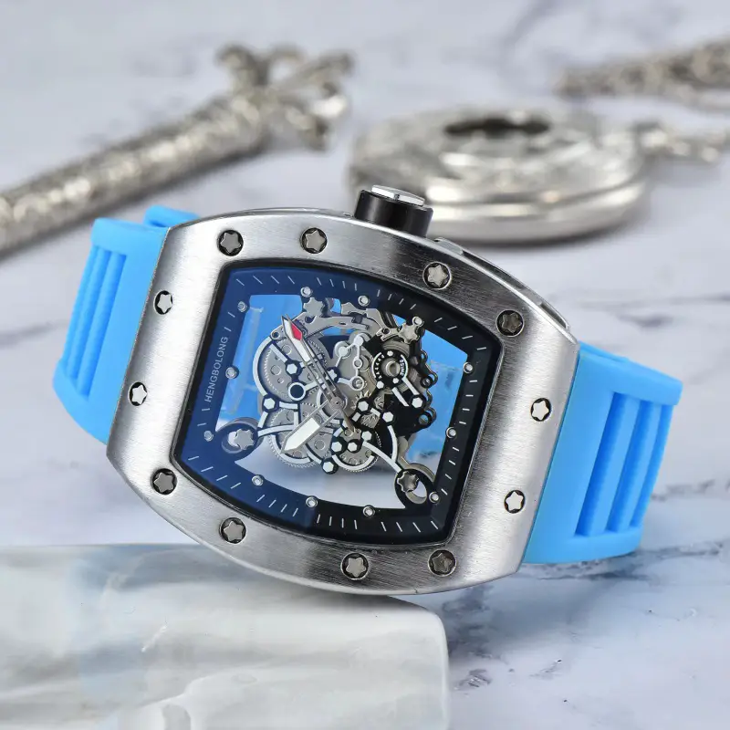 Precision Quartz Watch Wine Barrel Watch new New arrival Wine Barrel Cut Out Fashion Pointer Business Men Quartz