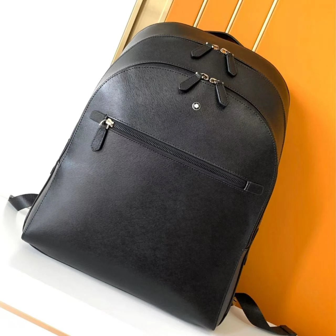 W Baolong Europe And America Book Bag Back Bag Classic Black