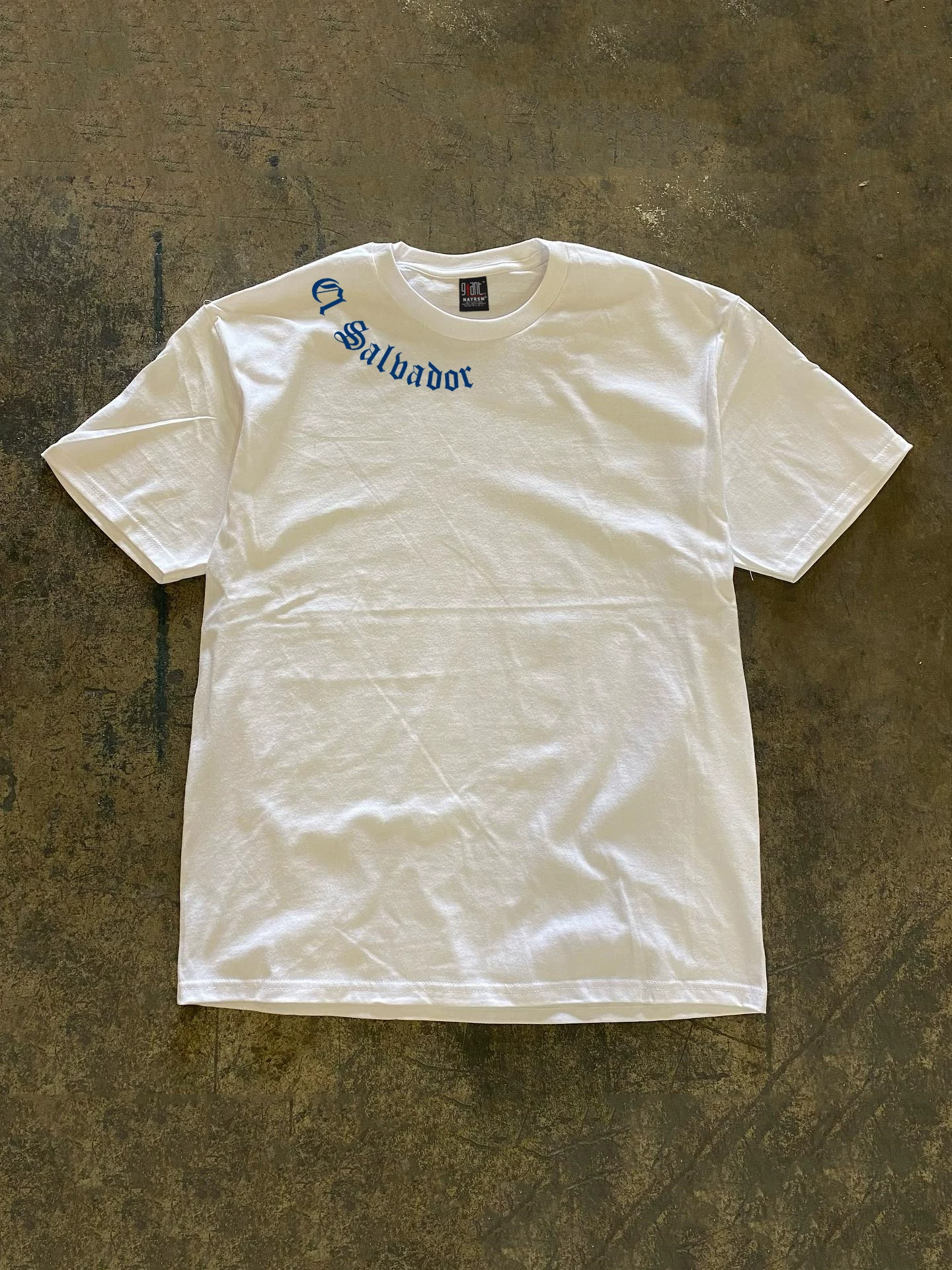 Xiao Chen Has Many Stories, 260g Heavyweight Pure Cotton! American Retro Letter Couple Style Loose Niche Short-Sleeve T-Shirt
