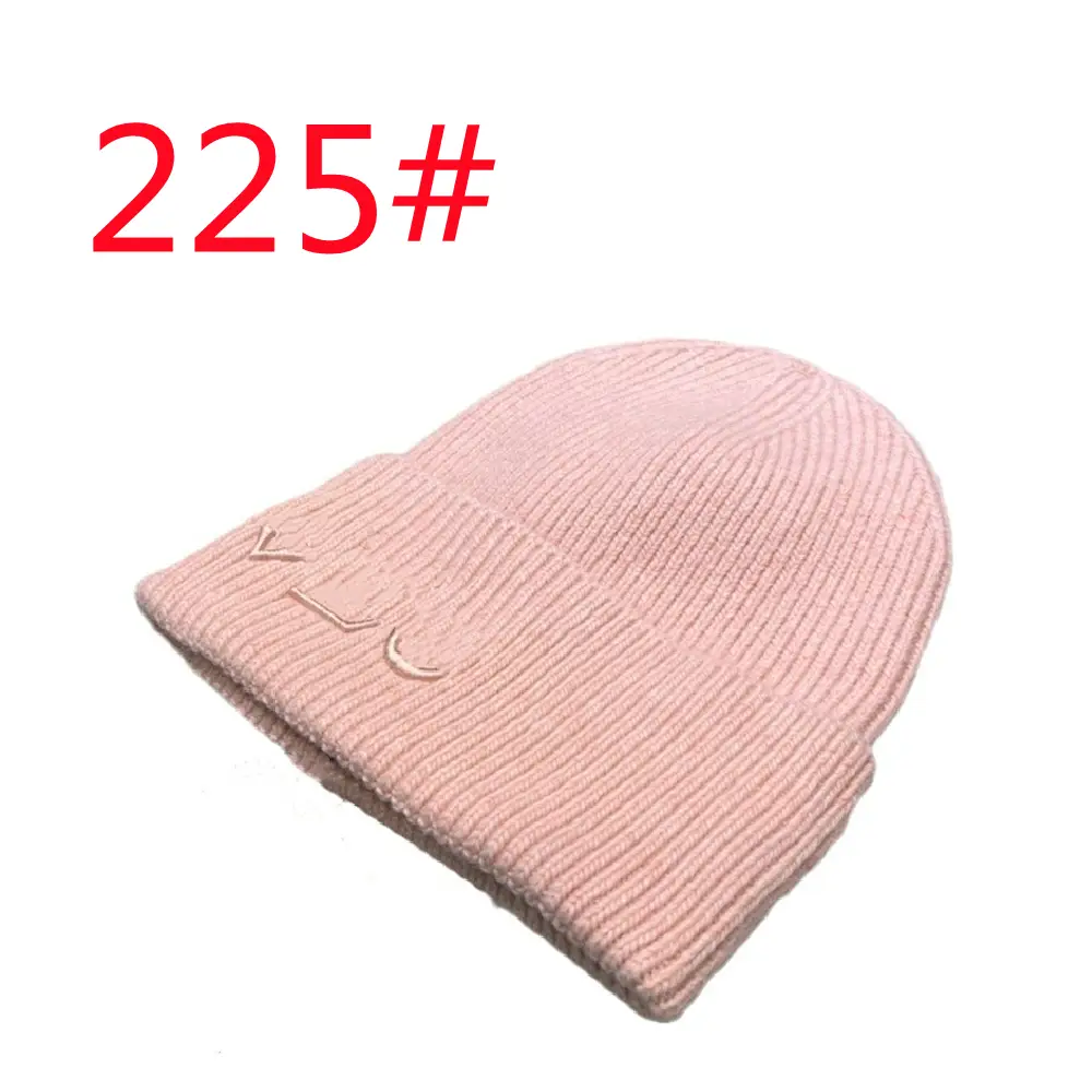 225 # Designer Beanie Winter Knitted Beanie Fashion Hats Men